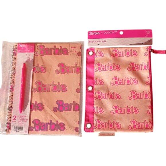 Barbie Pink 1 Subject Composition Notebook With Pen - Includes Pencil Pouch - Picture 9 of 10